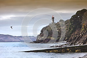 The lighthouse of Brest channel