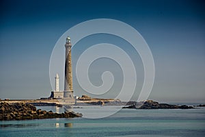 Lighthouse in Brittany on the Ille Vierge