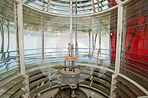 Lighthouse bulb and fresnel optic