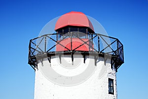 Lighthouse at Burry Port, Carmarthenshire, Wales