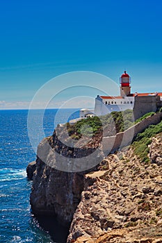 Lighthouse of Cabo de SÃÂ£o Vicente photo