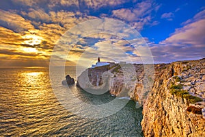 Lighthouse of Cabo de SÃÂ£o Vicente photo