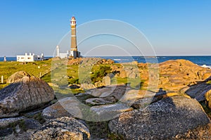 The lighthouse in Cabo Polonio, Uruguay photo