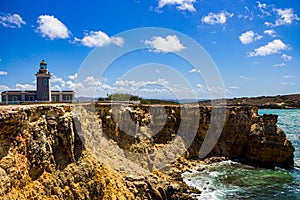 Lighthouse at Cabo Rojo, Puerto Rico photo