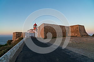 Lighthouse of Cabo Sao Vicente, Sagres, Portugal