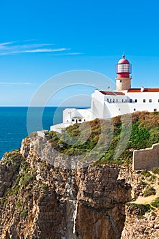 Lighthouse of Cabo Sao Vicente, Sagres, Portugal