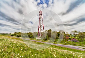 Lighthouse in Campen at the North Sea