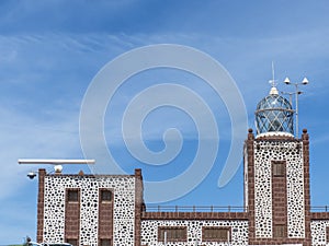 Lighthouse Canary Islands East Coast Blue Skies.