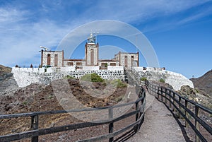 Lighthouse Canary Islands East Coast Blue Skies.