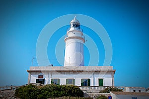 Lighthouse at Cap de Formentor on spanish island Mallorca