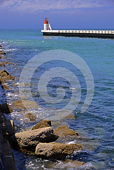 Lighthouse of Capbreton in France