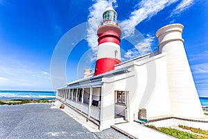 Lighthouse of Cape Agulhas, Western Cape, South Africa