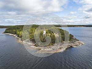 Lighthouse at Cape Besov Nos, Lake Onega