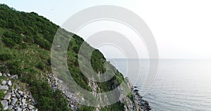 Lighthouse at Cape Chirikov. Sea of Okhotsk.