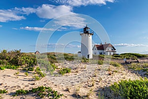 Lighthouse on Cape Cod, Massachusetts, USA