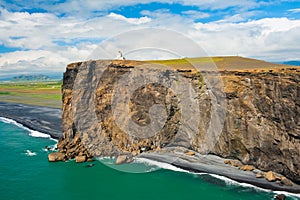 Lighthouse at cape Dyrholaey