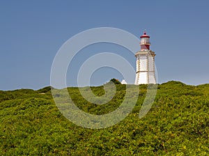 The lighthouse at Cape Espichel.