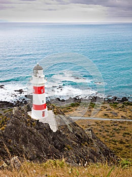 Lighthouse at Cape Palliser, New Zealand