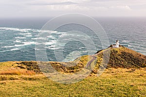 Lighthouse Cape Reinga on the North Island of New Zealand