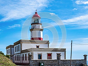 Lighthouse of cape Silleiro, Baiona, Pontevedra, Spain photo