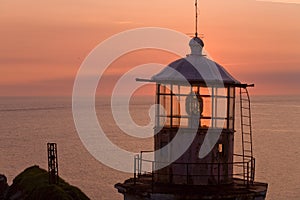 Lighthouse at Cape Taran. photo