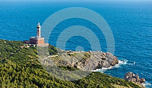 Lighthouse of Capri Island, Italy, Europe photo