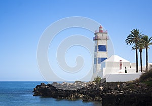 Lighthouse in Cascais, Portugal