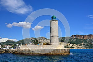 Lighthouse in Cassis. France