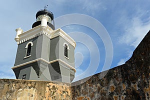 Lighthouse at Castillo San Felipe del Morro, San Juan