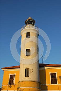 Lighthouse Cesenatico harbor