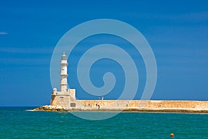 Lighthouse in Chania