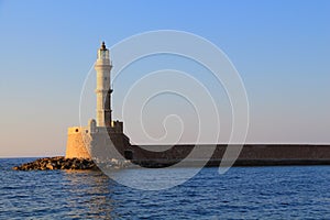 Lighthouse Chania Crete day shot