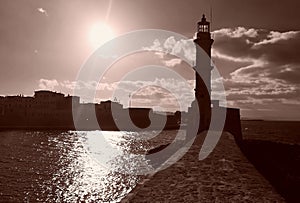 Lighthouse at Chania, Greece