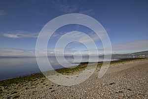 The lighthouse at Chanonry Point near Fortrose in the Scottish Highlands