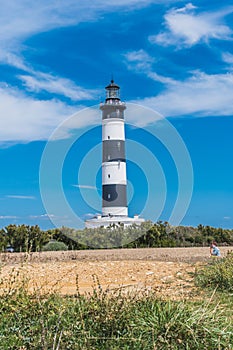 Lighthouse of Chassiron on the island of OlÃ©ron in France