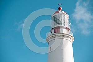 Lighthouse of the city of La Paloma in Rocha in Uruguay