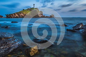 Lighthouse on a cliff, Koh Lanta, Krabi, Thailand