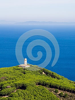 Lighthouse on coast