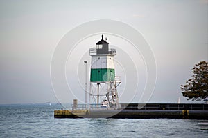 Lighthouse on a Costal City