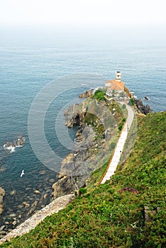 Lighthouse at Cudillero photo