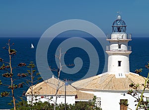 Lighthouse in Cullera Valencia. photo