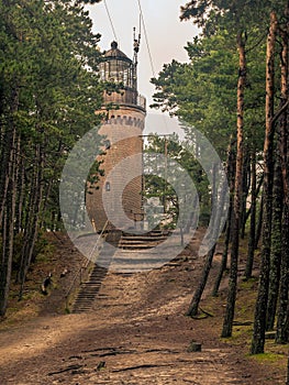 Lighthouse in Czolpino, Poland