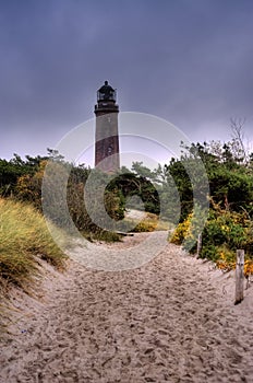 Lighthouse of Darsser Ort in Germany