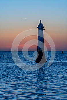 Lighthouse - Dawn Time in Shaldon, Devon, England