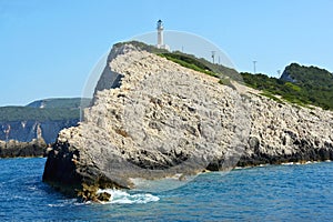 Lighthouse Doukato in Lefkada island