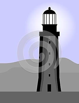 Lighthouse at Dusk