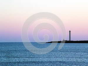 Lighthouse in the dusk