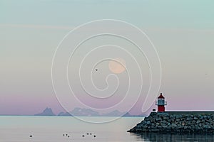 Lighthouse in the dusk