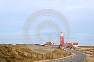 Lighthouse on Dutch island Texel photo