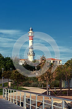 Lighthouse of El Rompido in Huelva